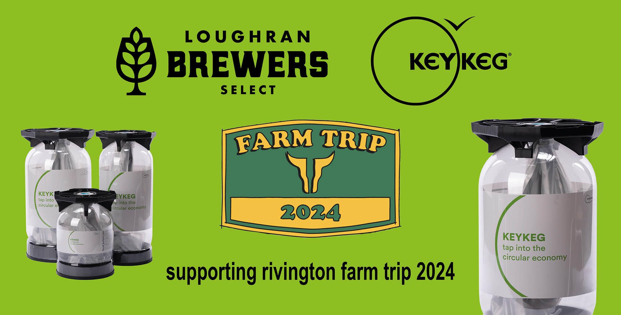 Rivington Farm Trip 2024 Sponsored by KeyKeg & Loughran Brewers Select